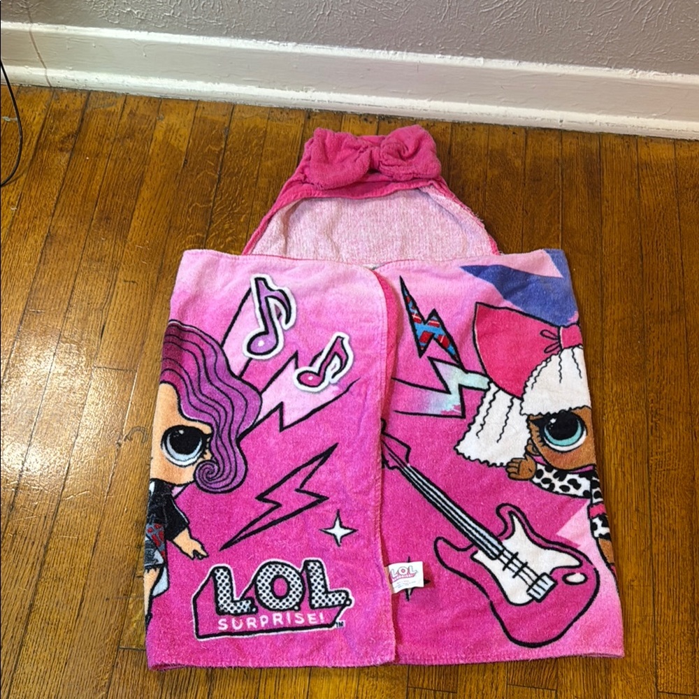L.O.L. Surprise! Pink and White Towel